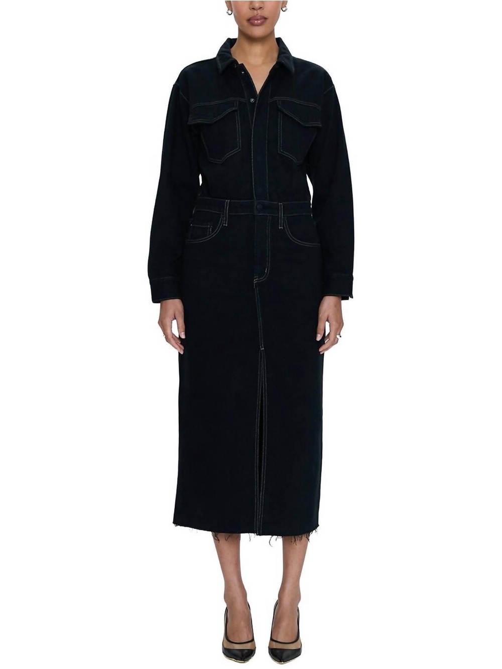 Pistola Amira Denim Midi Dress